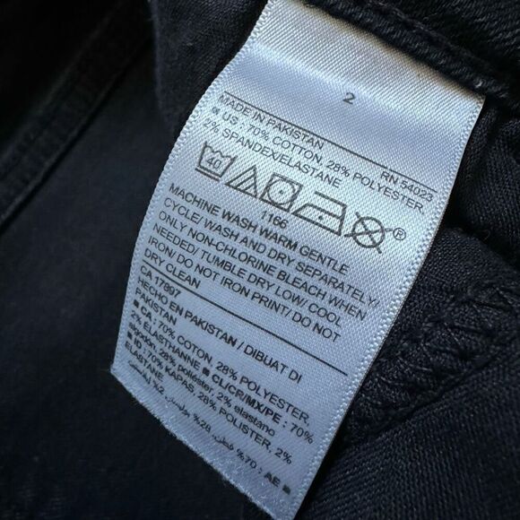 Old Navy Women’s Power Slim Straight Mid Rise Ripped Jeans Size 2 Distressed - Picture 7 of 12